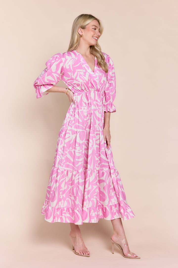 CLEMENT PUFF SLEEVES MAXI