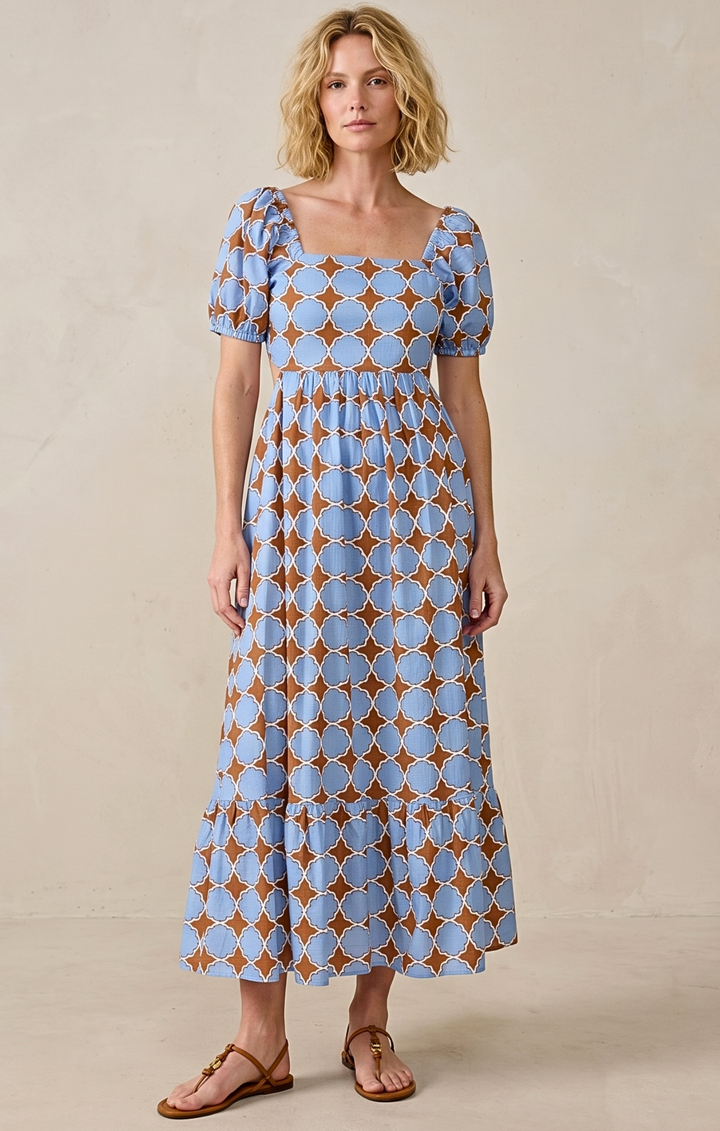DALLAS TIE-BACK MIDI DRESS