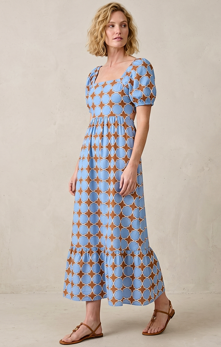 DALLAS TIE-BACK MIDI DRESS