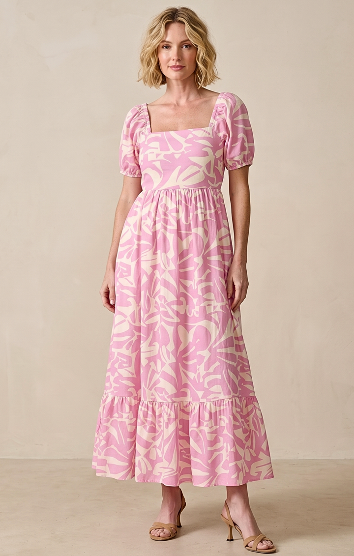 DALLAS TIE-BACK MIDI DRESS