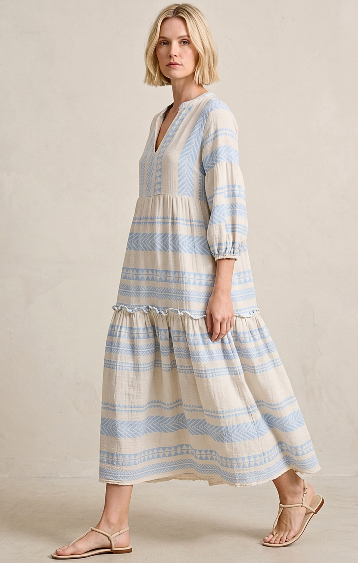 DONUSA BOHEMIAN MAXI DRESS