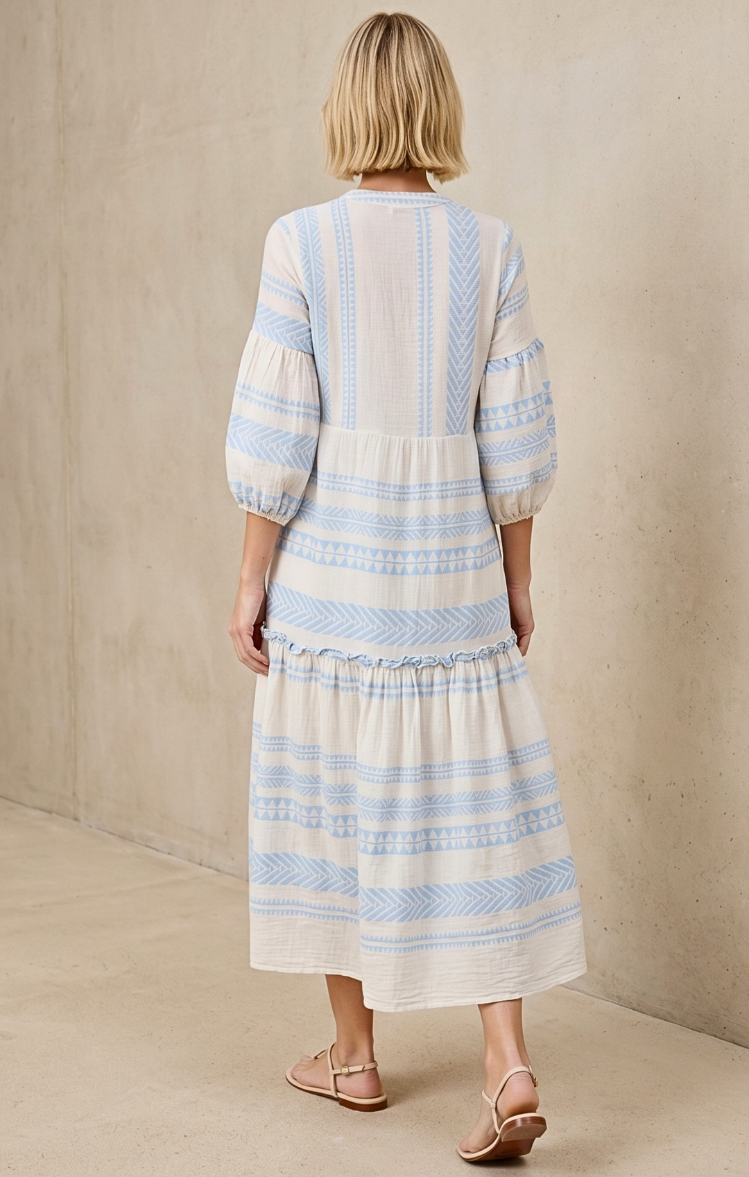 DONUSA BOHEMIAN MAXI DRESS