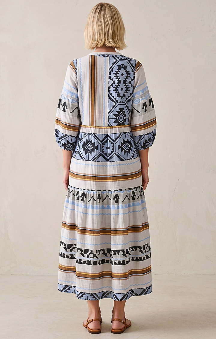 DONUSA BOHEMIAN MAXI DRESS