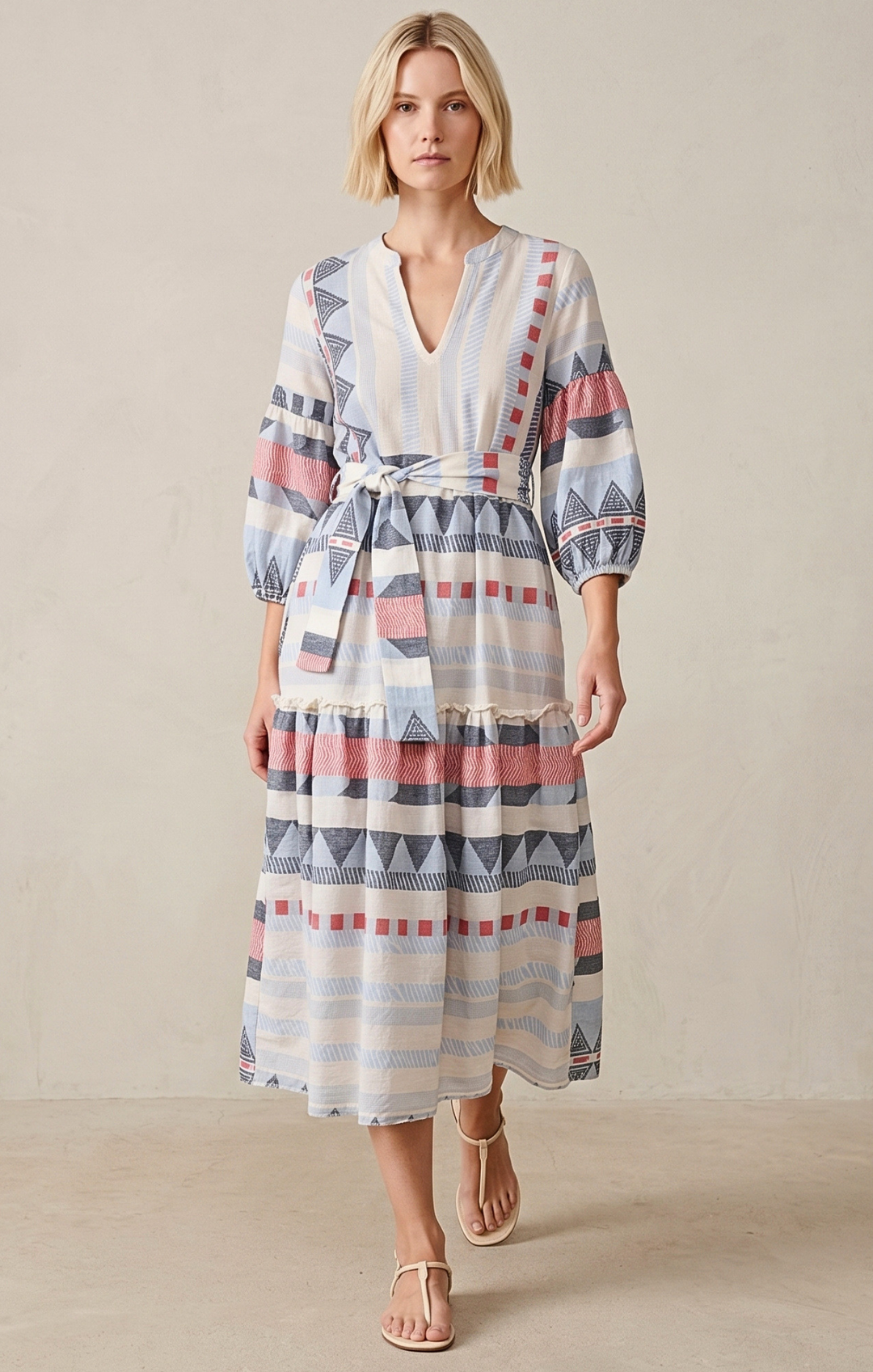 DONUSA BOHEMIAN MAXI DRESS