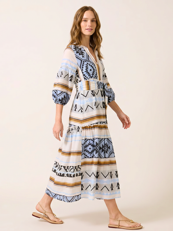 DONUSA BOHEMIAN MAXI DRESS