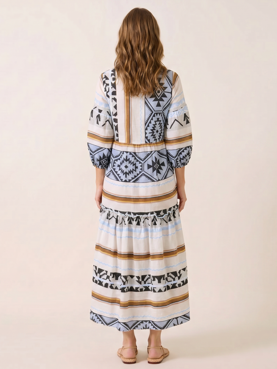 DONUSA BOHEMIAN MAXI DRESS