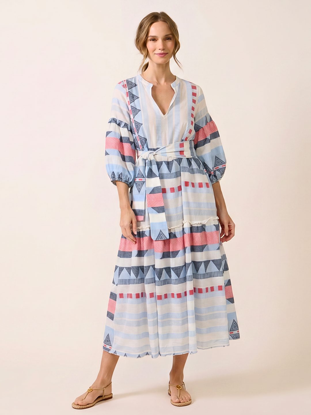 DONUSA BOHEMIAN MAXI DRESS