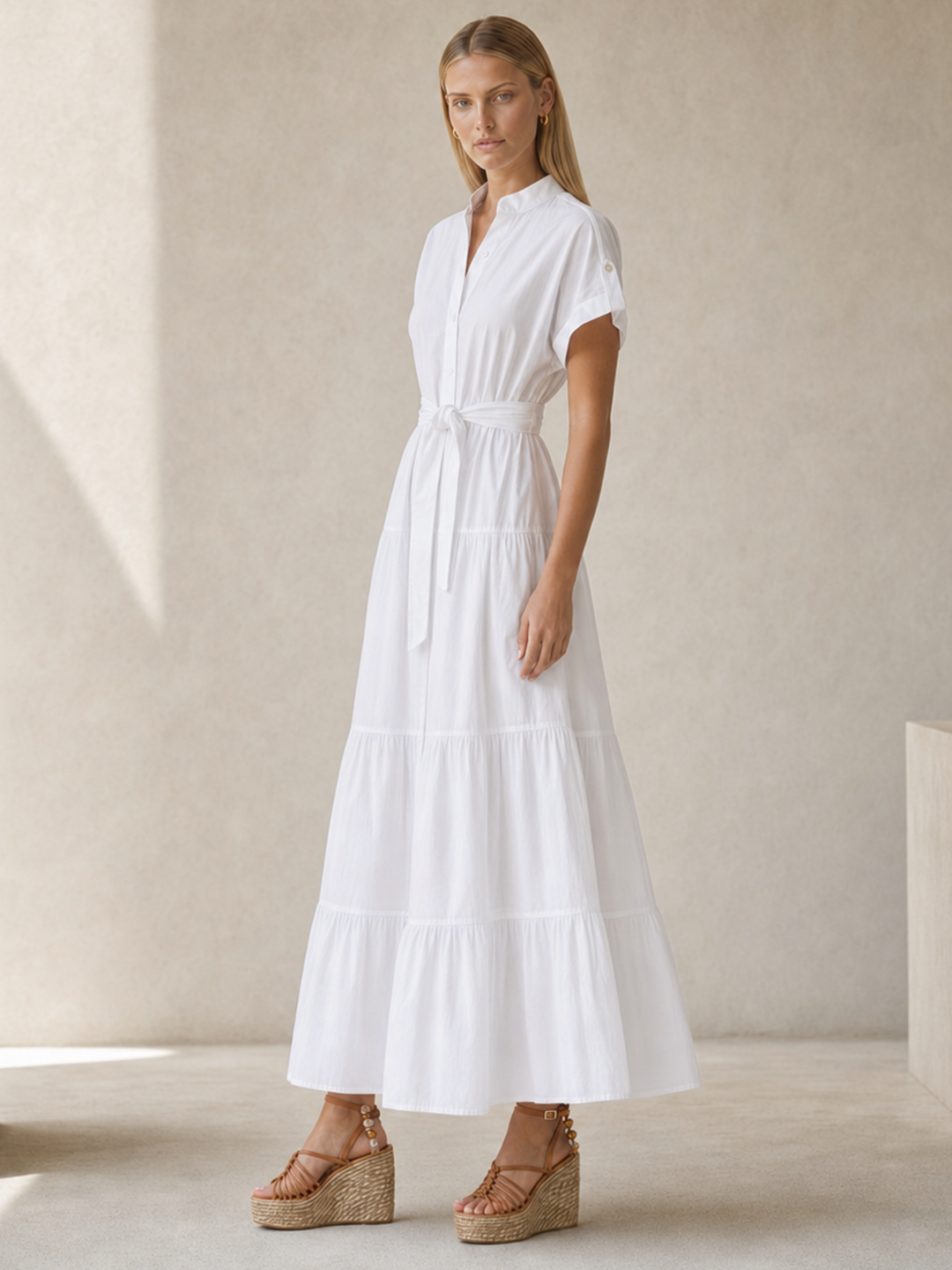 EMMIE TIERED MAXI DRESS