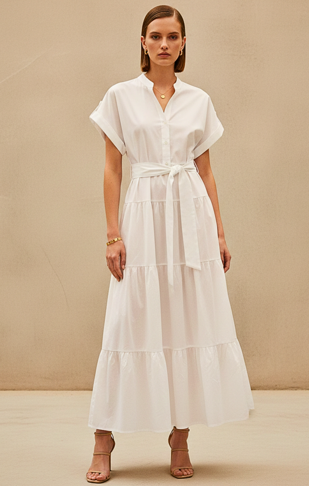 EMMIE TIERED MAXI DRESS