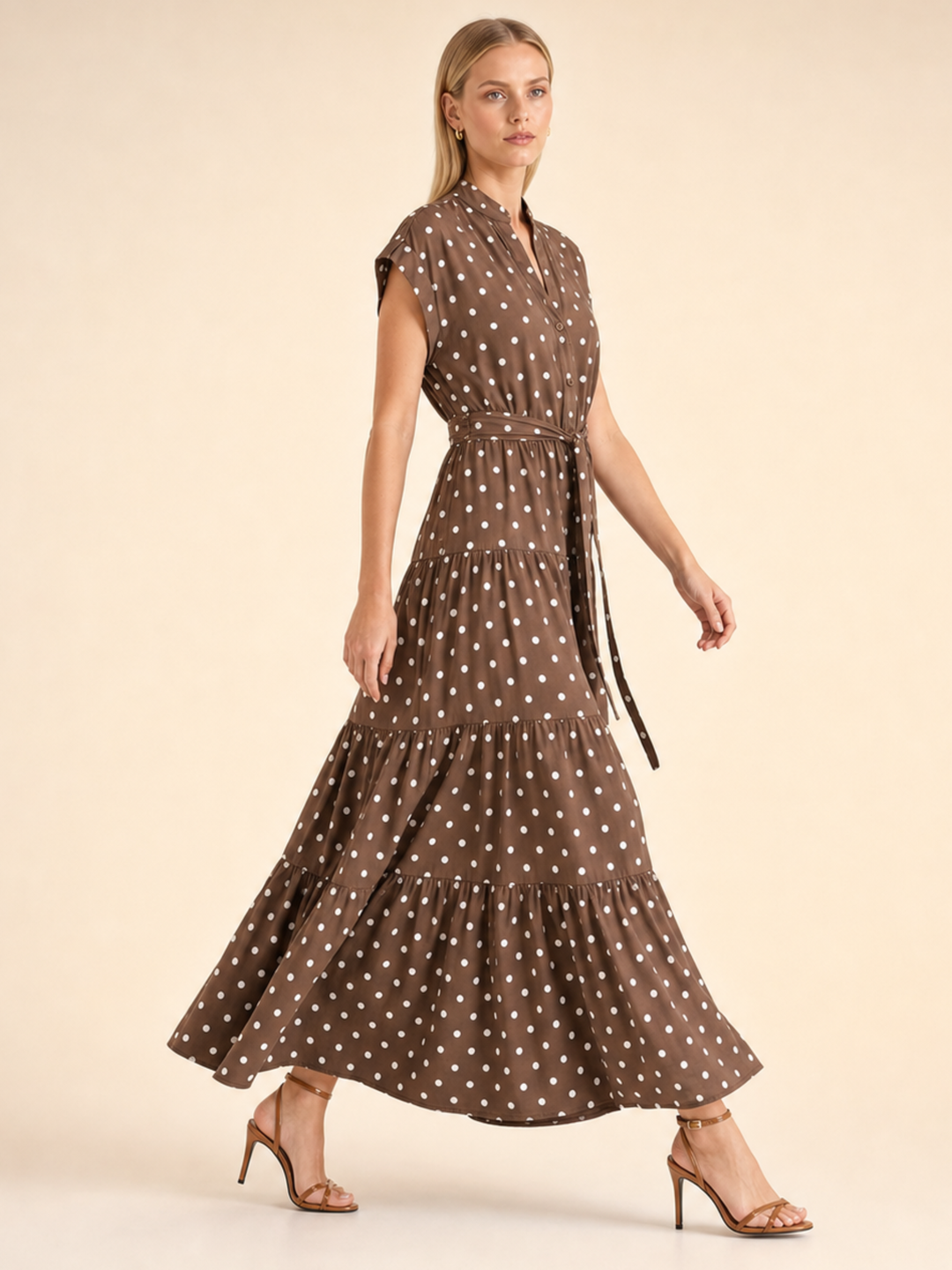 EMMIE TIERED MAXI DRESS