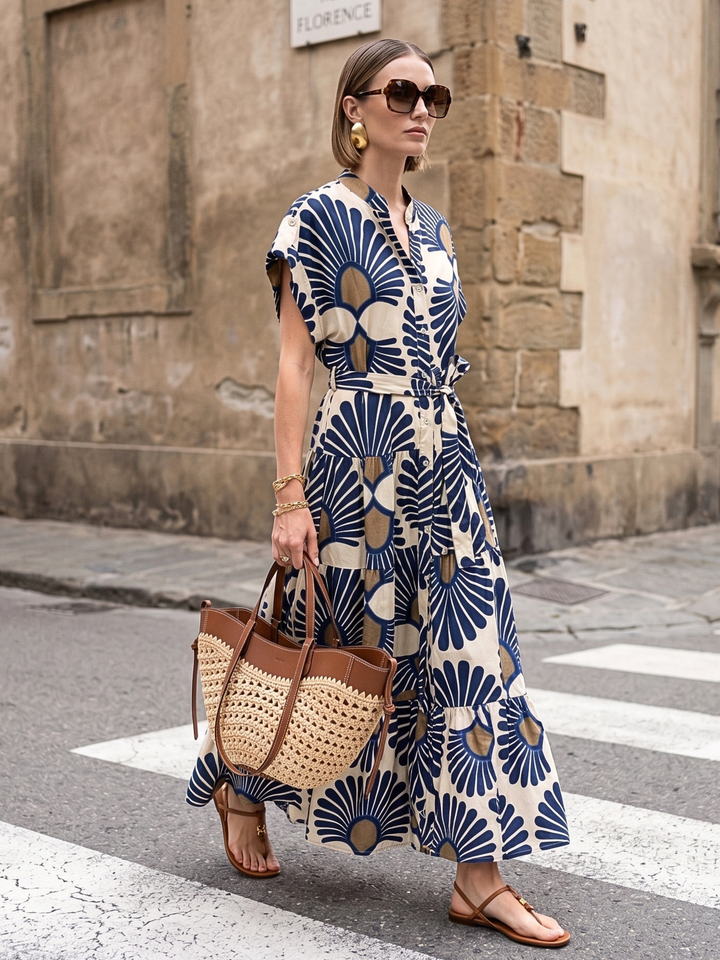 EMMIE TIERED MAXI DRESS