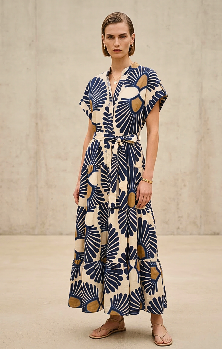 EMMIE TIERED MAXI DRESS