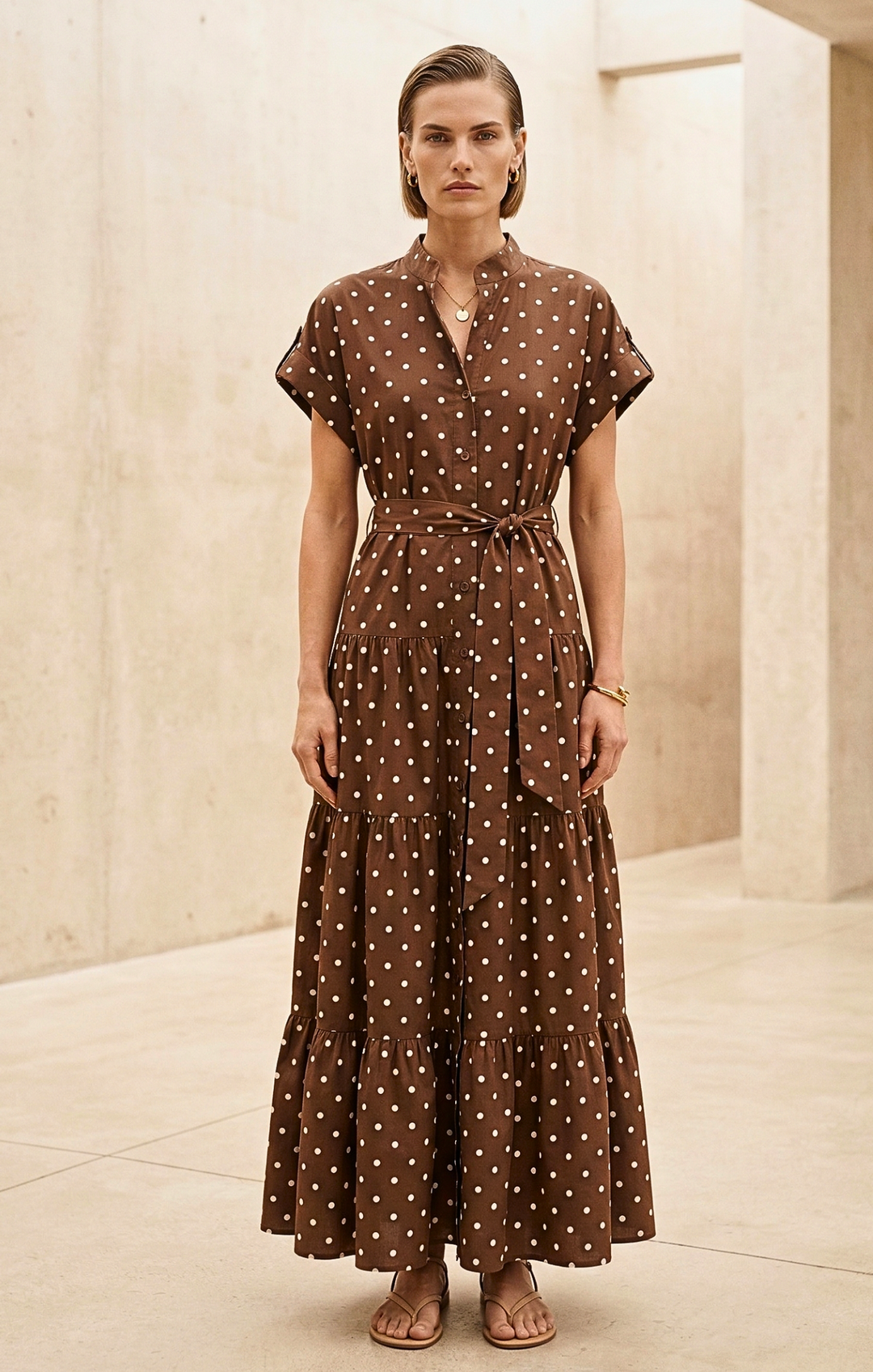 EMMIE TIERED MAXI DRESS