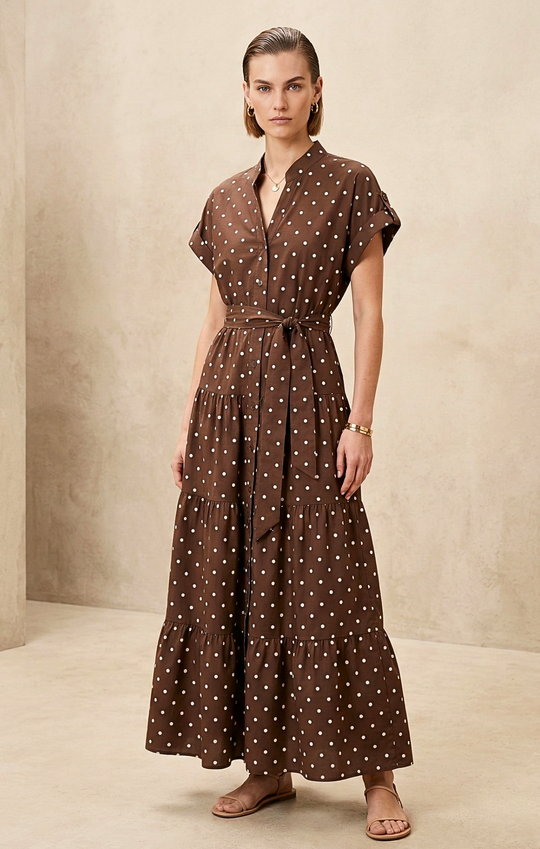 EMMIE TIERED MAXI DRESS