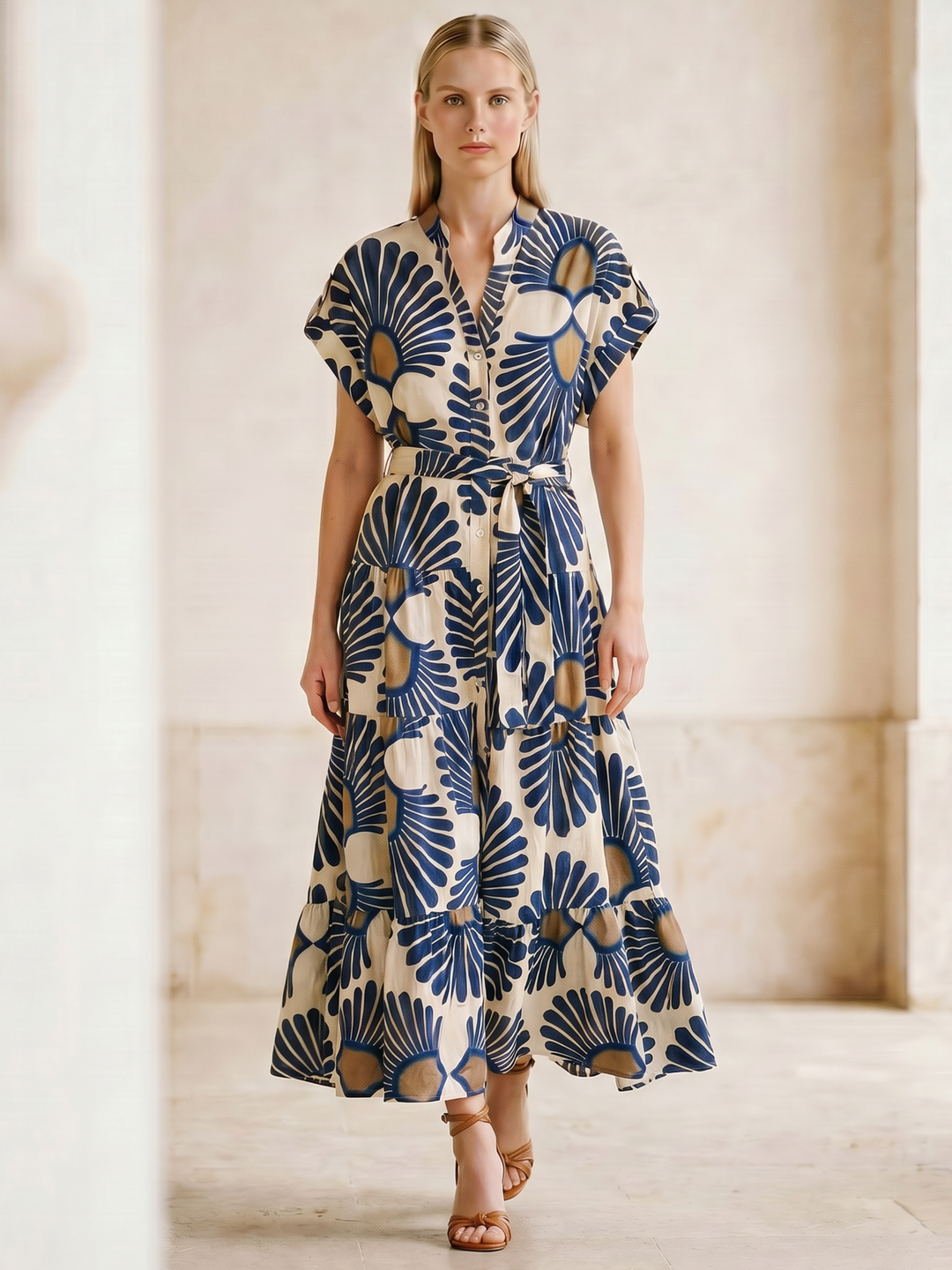 EMMIE TIERED MAXI DRESS