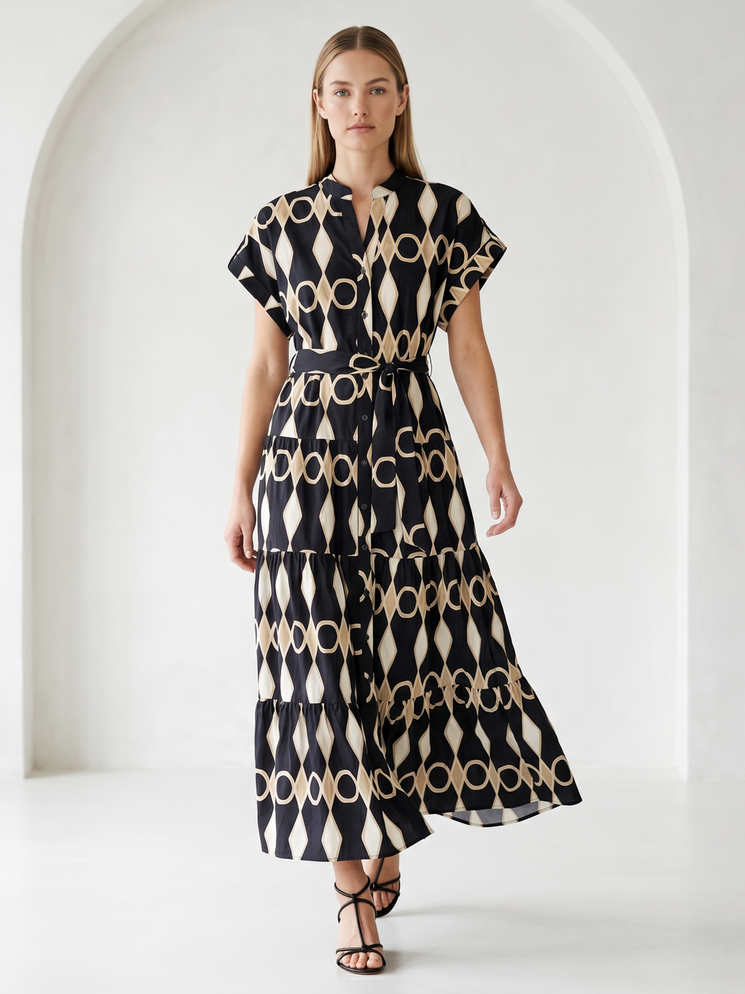 EMMIE TIERED MAXI DRESS