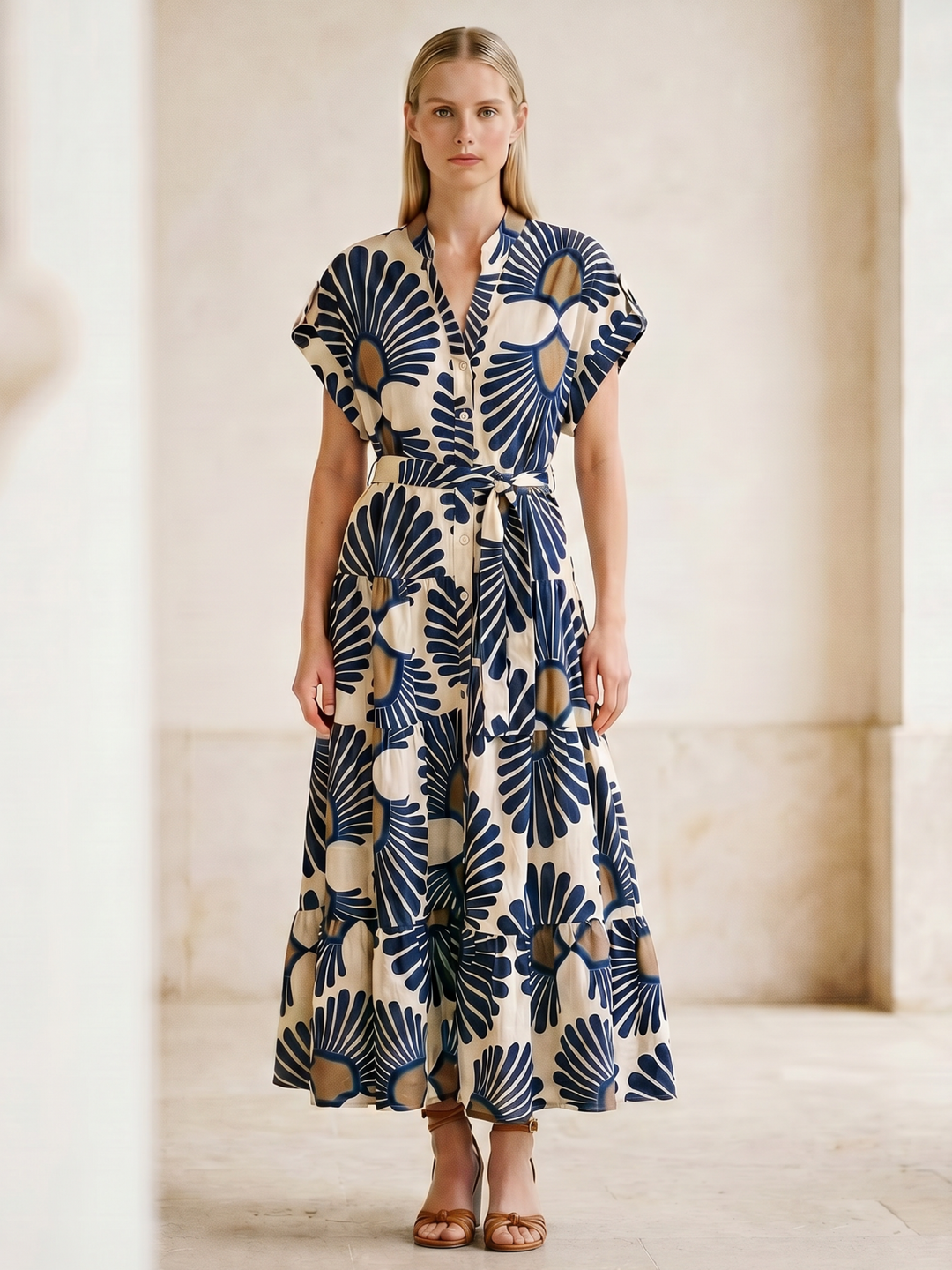 EMMIE TIERED MAXI DRESS