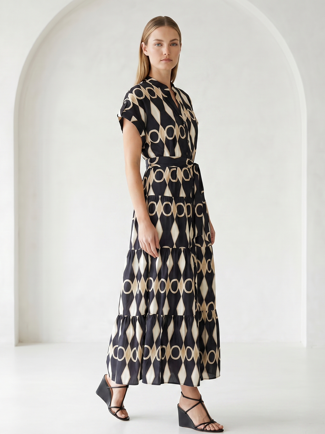 EMMIE TIERED MAXI DRESS