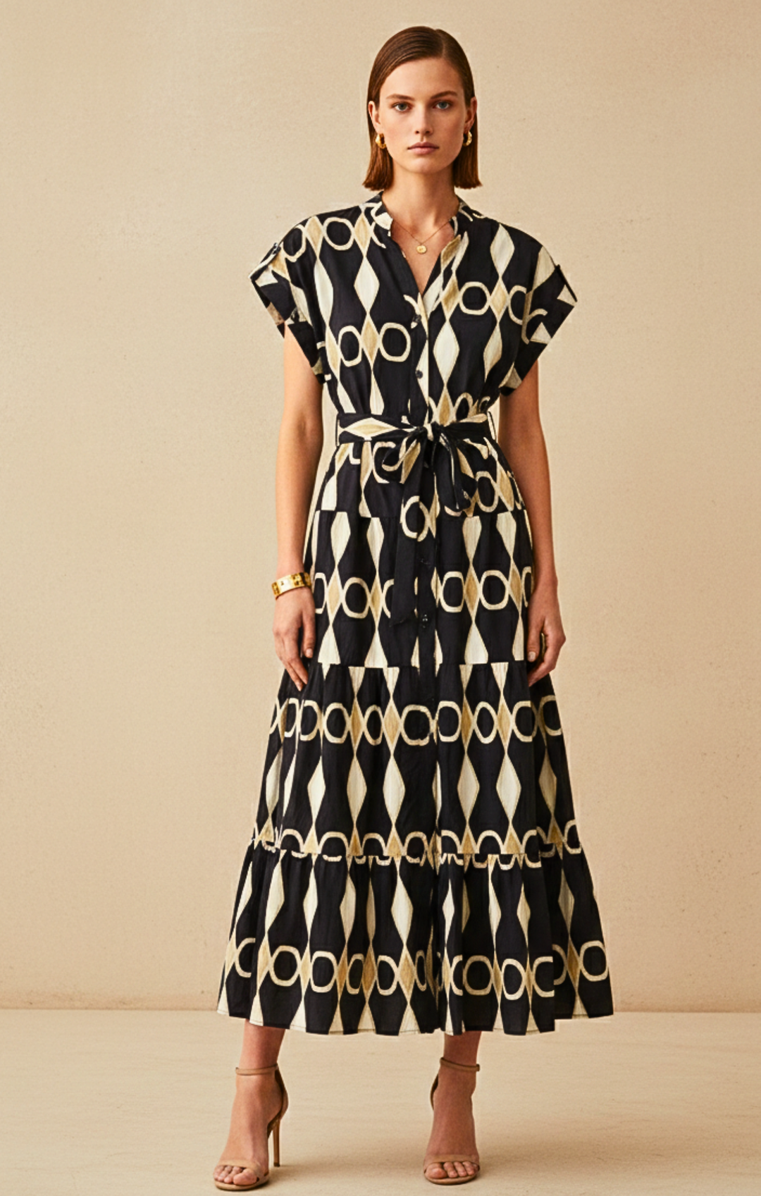 EMMIE TIERED MAXI DRESS