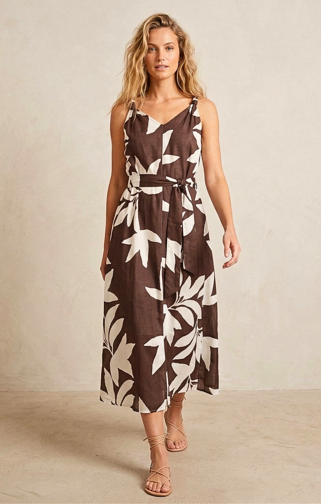 Anis Tropical  Maxi Dress