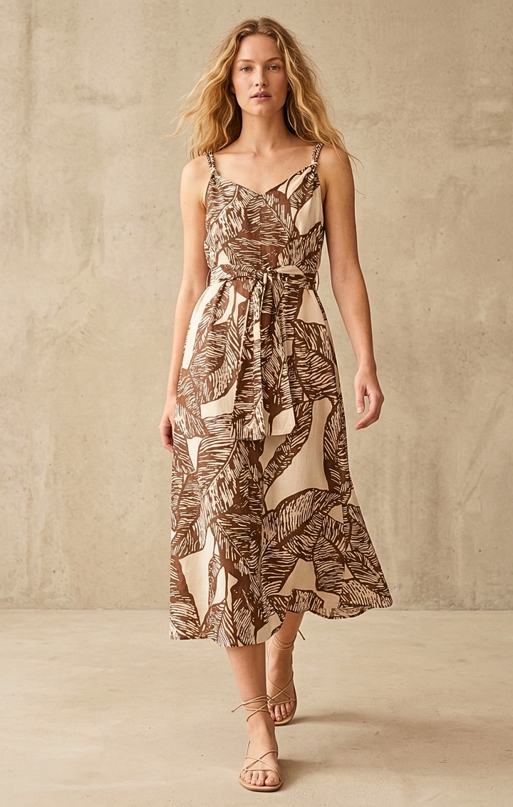Anis Tropical  Maxi Dress