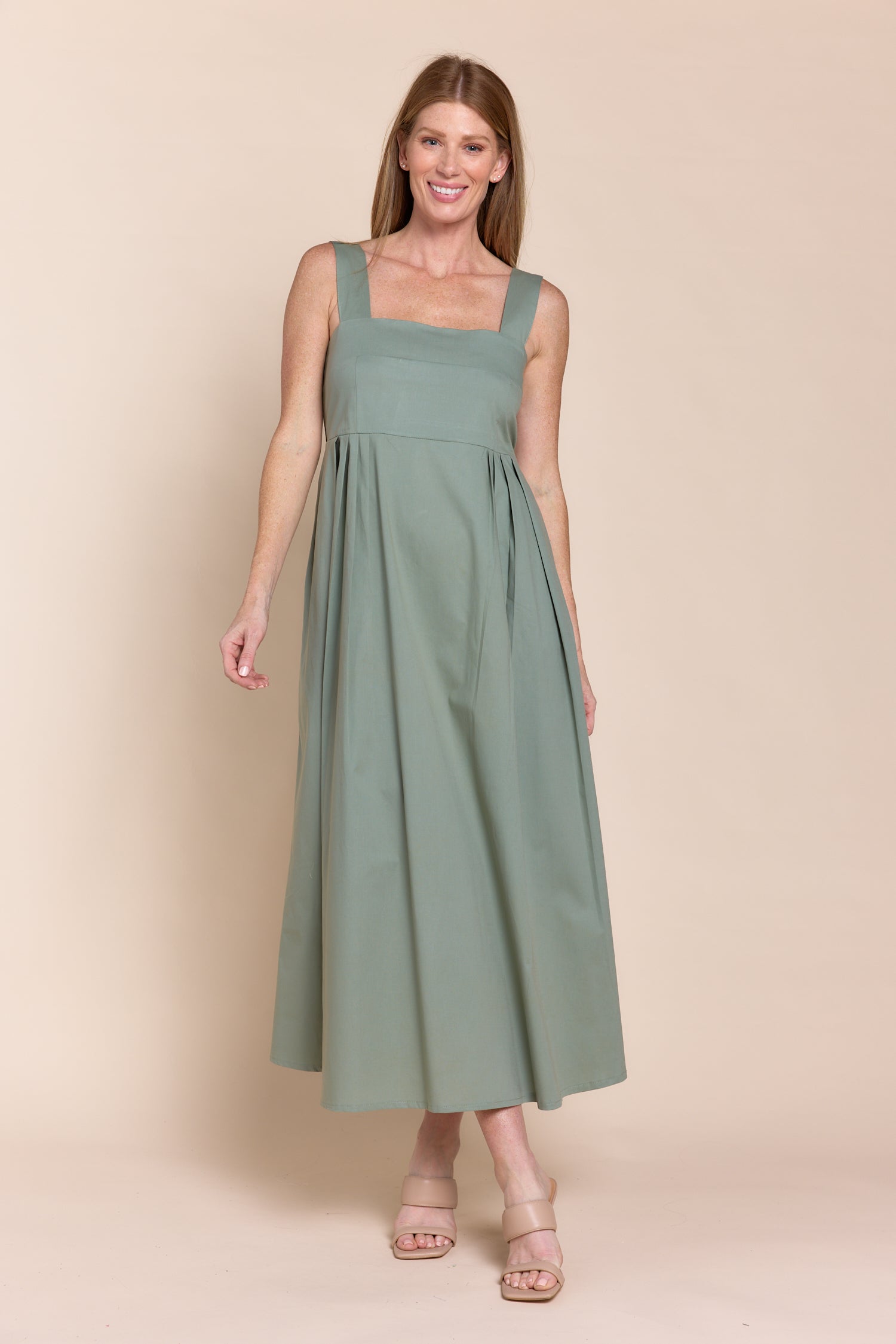 ZEILA SQUARE NECK DRESS – Shop-Sofia