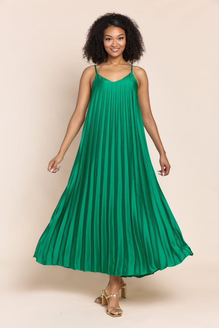 NESTA | Dresses | Dresses, FALL2024, Maxi Dresses, Satin, Sleeveless, SOLIDS | shop-sofia