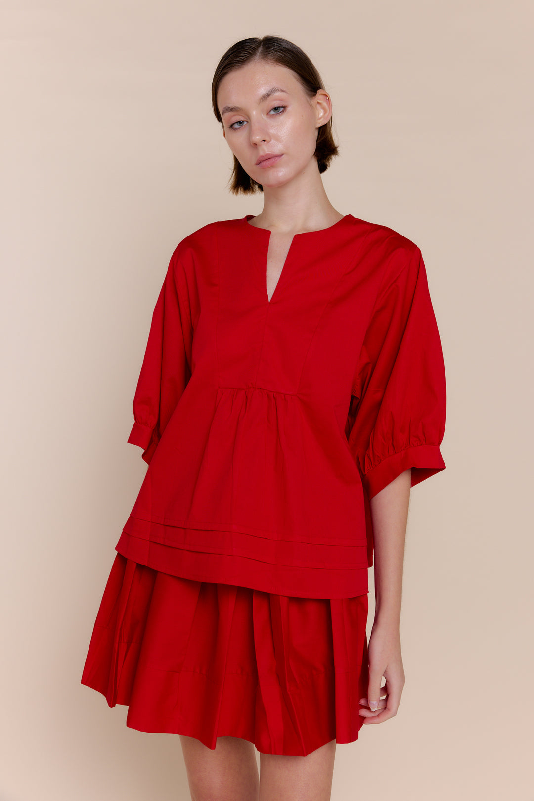 ALLISON | Tops | Cotton, FALL2024, GAMEDAY, gamegirl, Short Sleeve, SOLIDS, Tops | shop-sofia