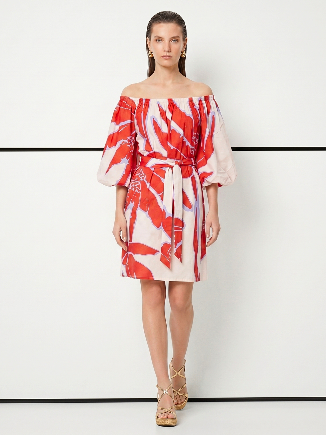Halo Off the Shoulder MIni Dress