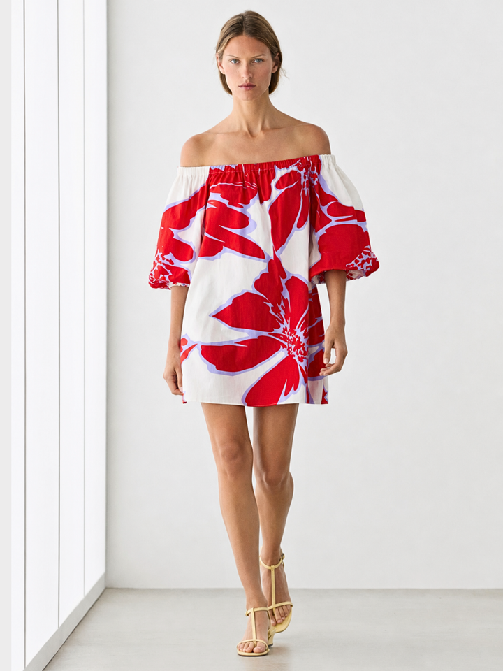 Halo Off the Shoulder MIni Dress