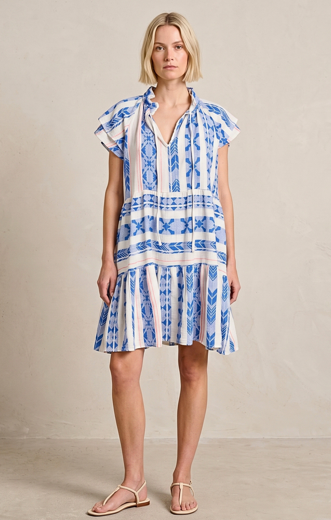 THE HANSEL COTTON TIERED DRESS