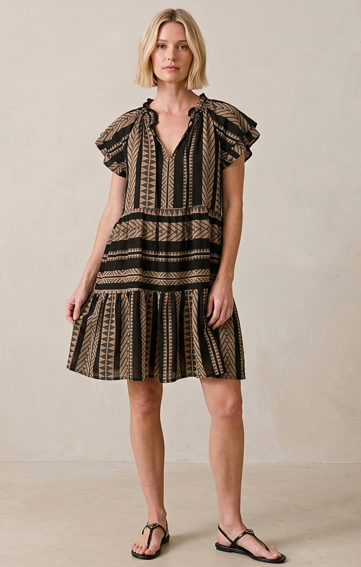 THE HANSEL COTTON TIERED DRESS