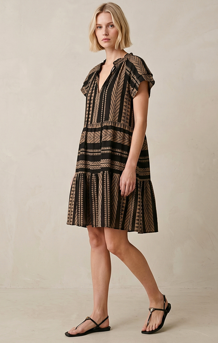 THE HANSEL COTTON TIERED DRESS