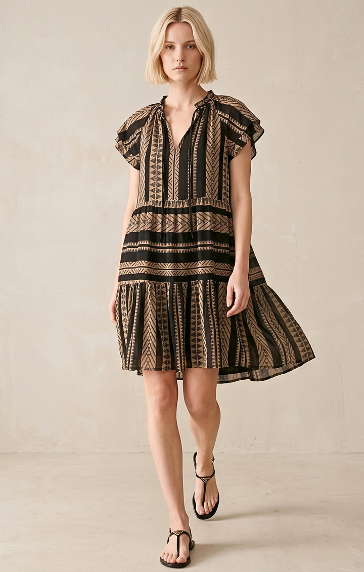 THE HANSEL COTTON TIERED DRESS