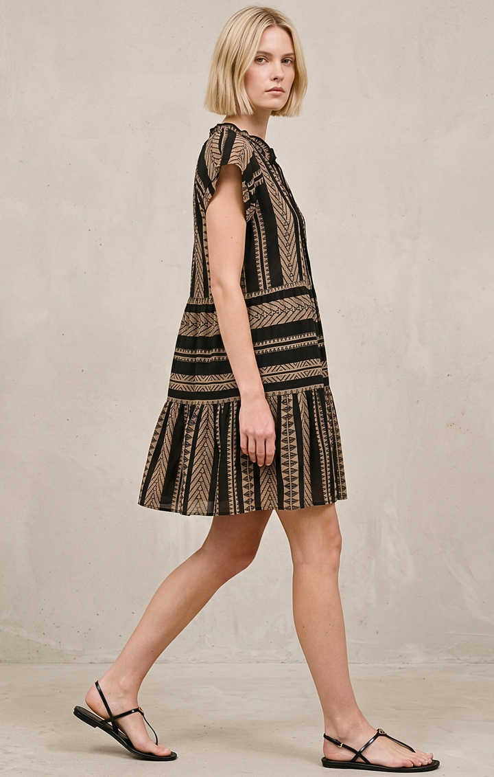 THE HANSEL COTTON TIERED DRESS
