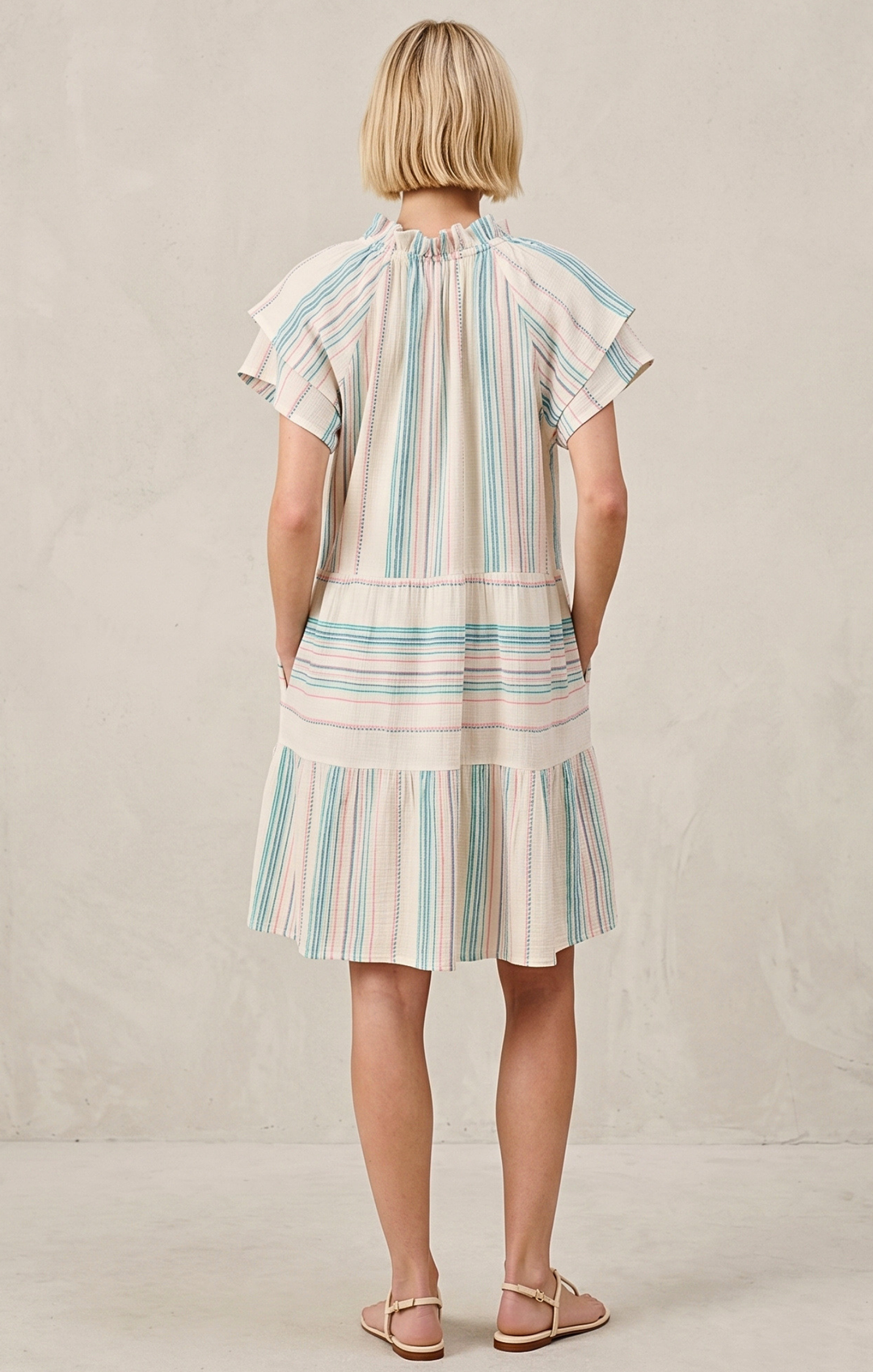 THE HANSEL COTTON TIERED DRESS