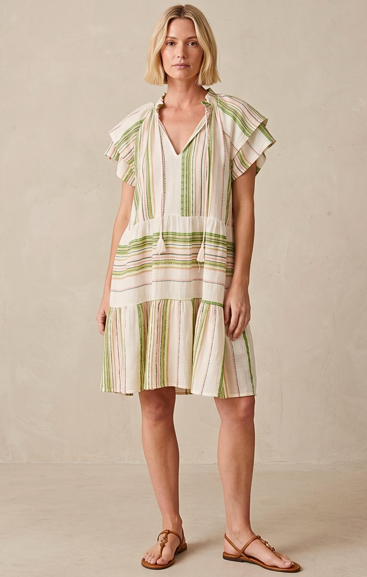 THE HANSEL COTTON TIERED DRESS