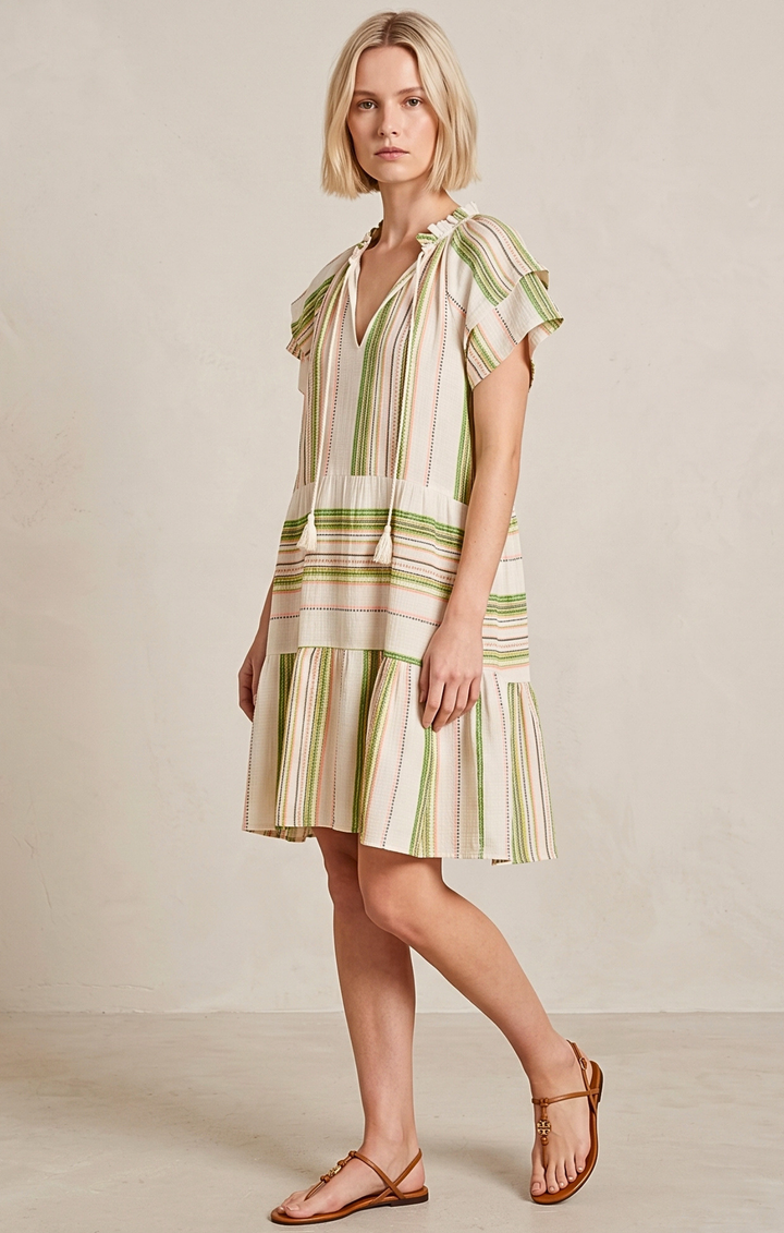 THE HANSEL COTTON TIERED DRESS