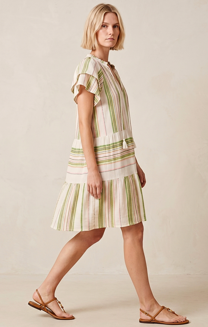 THE HANSEL COTTON TIERED DRESS