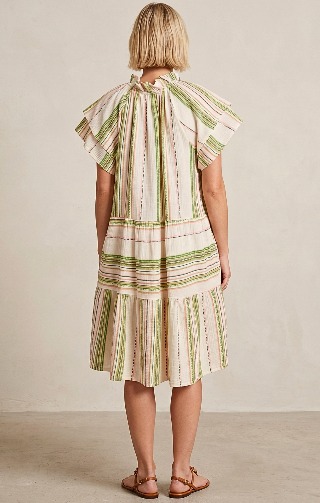 THE HANSEL COTTON TIERED DRESS