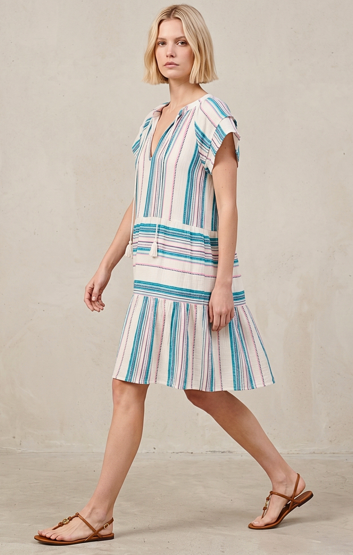 THE HANSEL COTTON TIERED DRESS