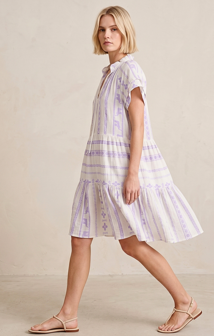 THE HANSEL COTTON TIERED DRESS