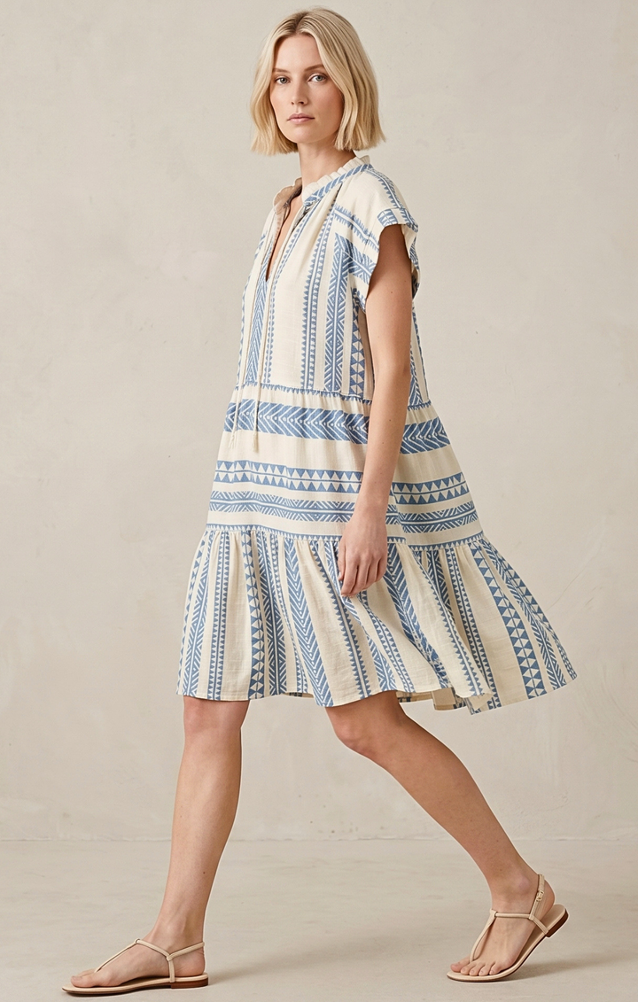 THE HANSEL COTTON TIERED DRESS
