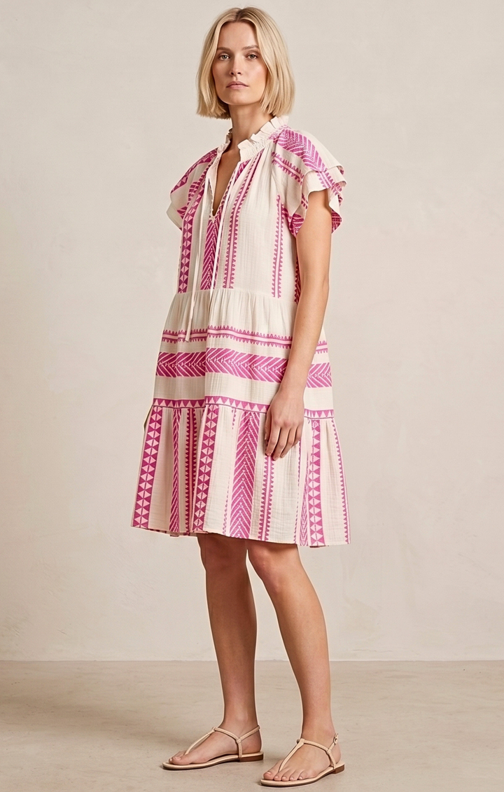 THE HANSEL COTTON TIERED DRESS