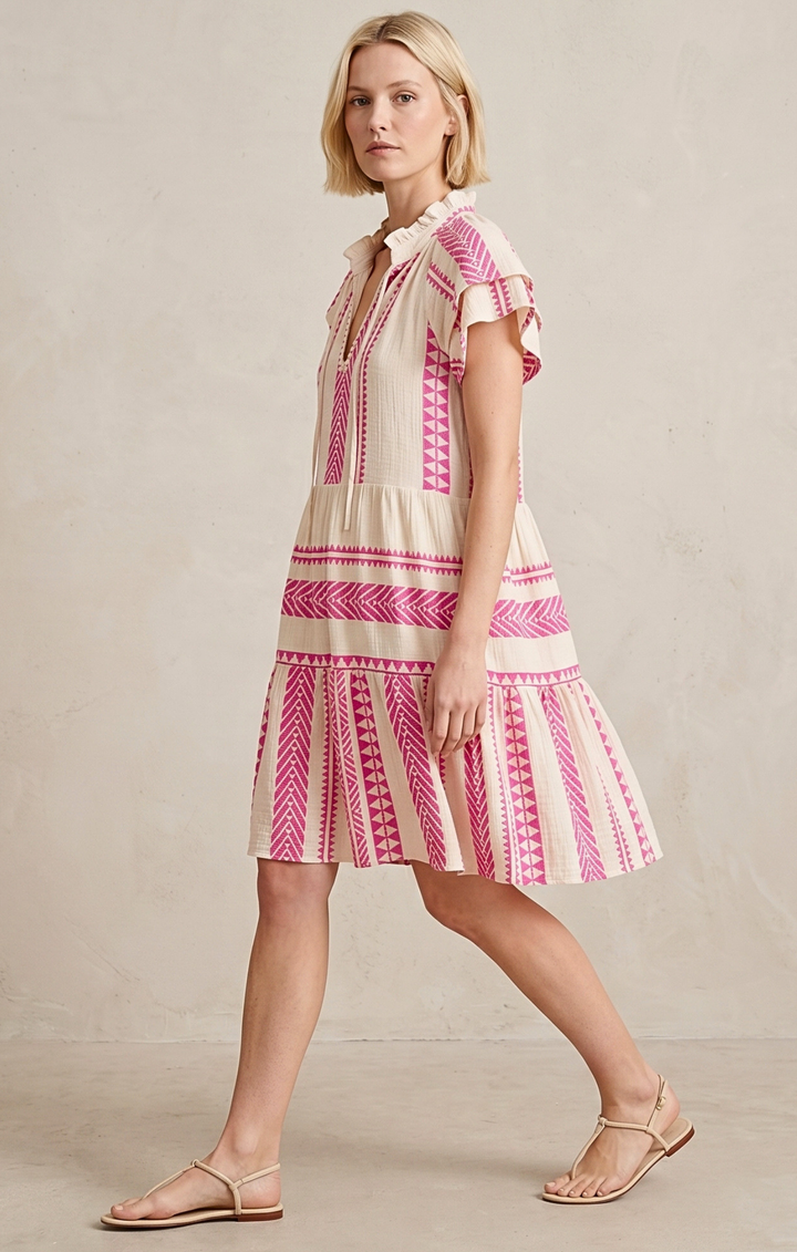 THE HANSEL COTTON TIERED DRESS
