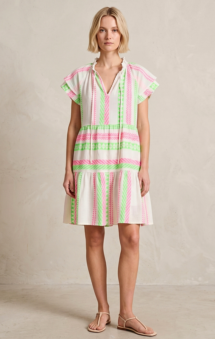 THE HANSEL COTTON TIERED DRESS