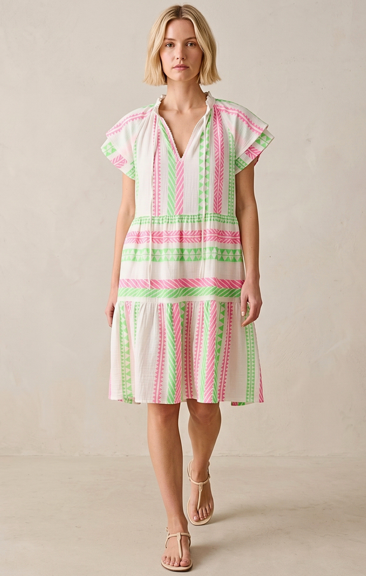 THE HANSEL COTTON TIERED DRESS