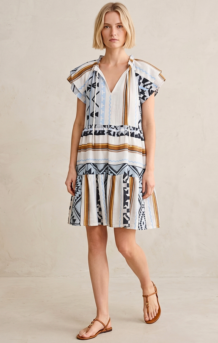 THE HANSEL COTTON TIERED DRESS
