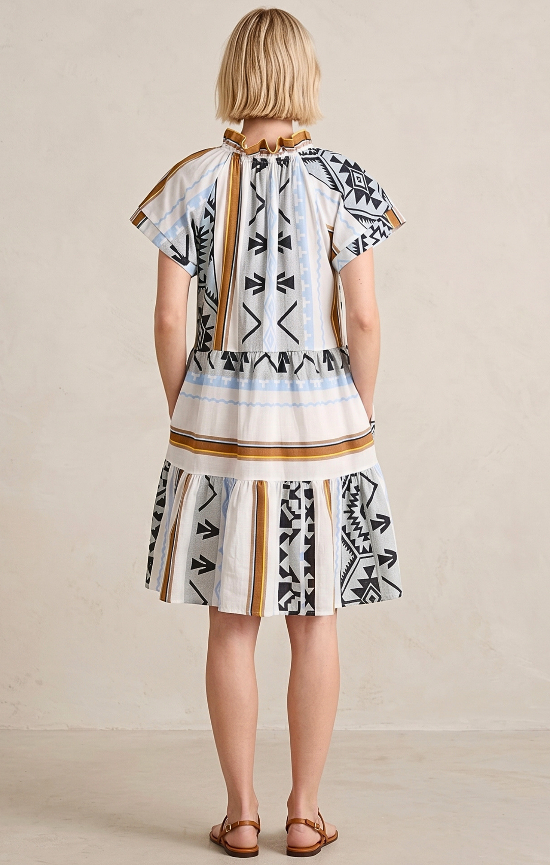 THE HANSEL COTTON TIERED DRESS