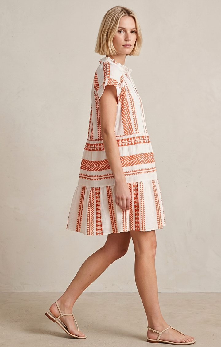 THE HANSEL COTTON TIERED DRESS
